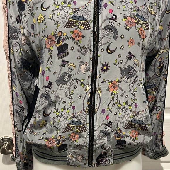Zadig & Voltaire Billy circus reversible bomber jacket size XS - Picture 4 of 11